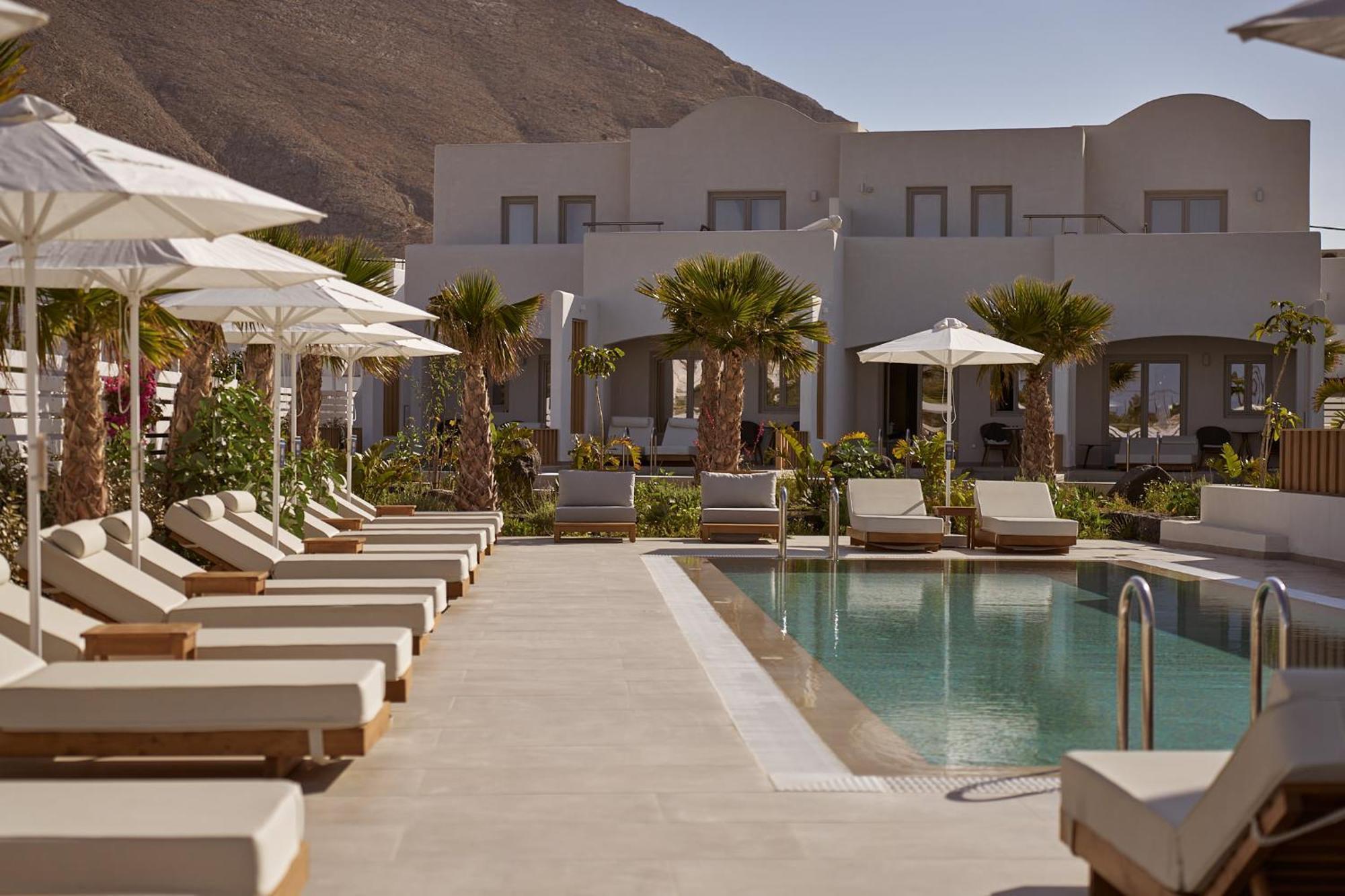 Meltemi Blu - Adults Only Hotel Perissa  Bagian luar foto