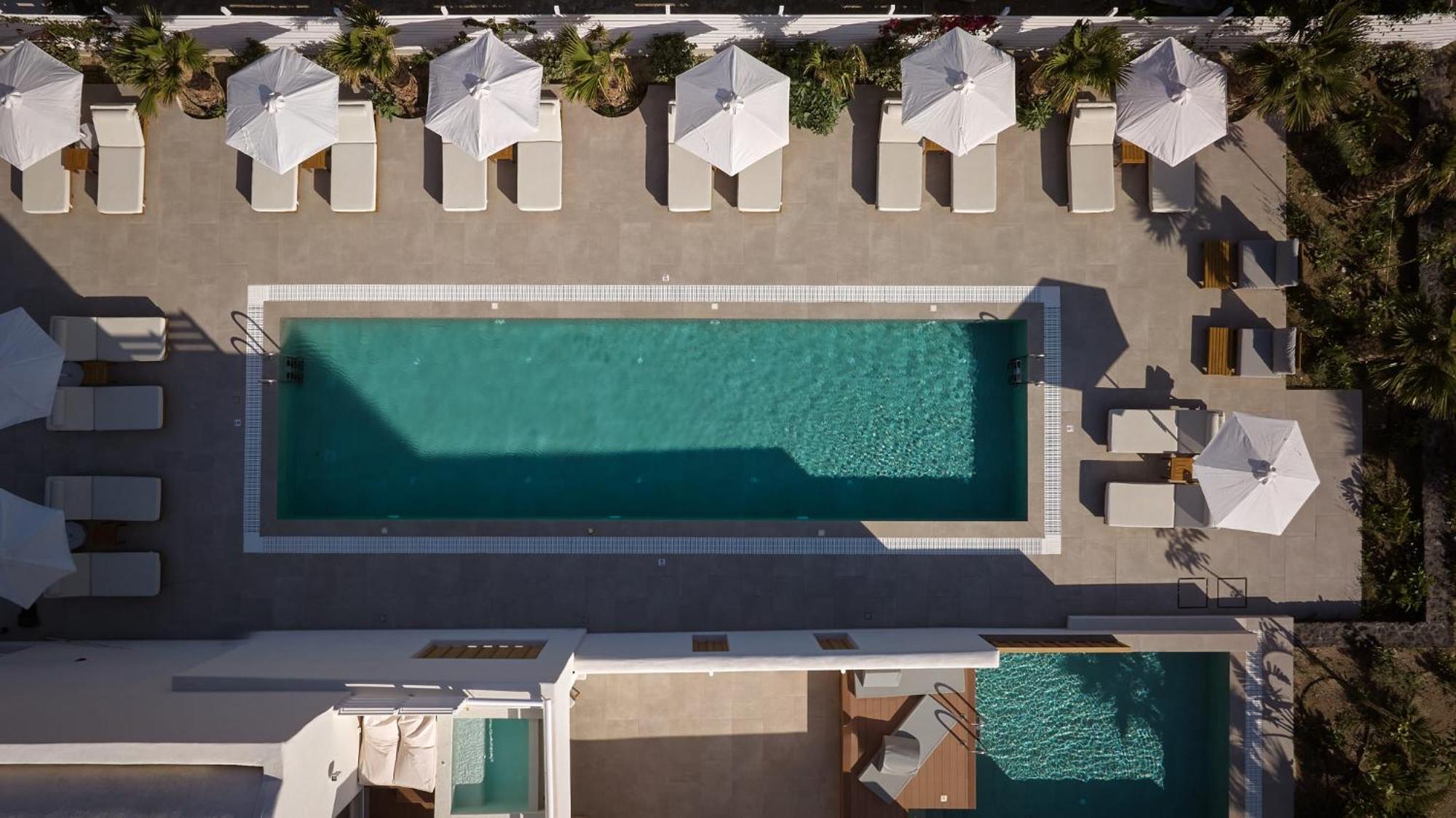 Meltemi Blu - Adults Only Hotel Perissa  Bagian luar foto