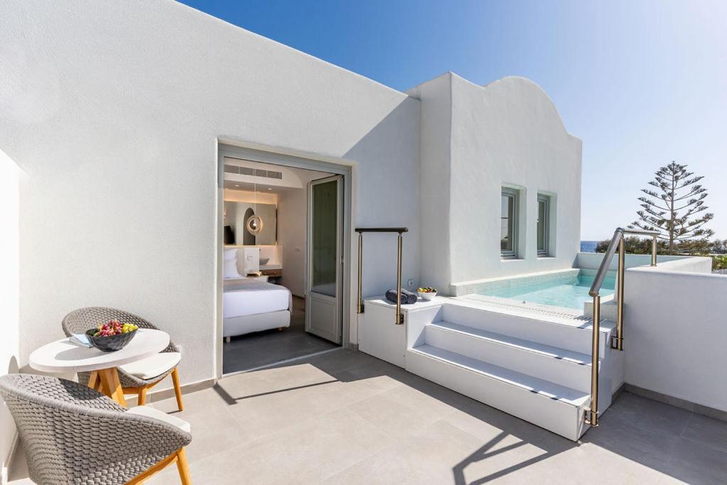 Meltemi Blu - Adults Only Hotel Perissa  Bagian luar foto